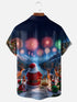 Men's Christmas Funny Graphic Short Sleeve Hawaiian Shirt